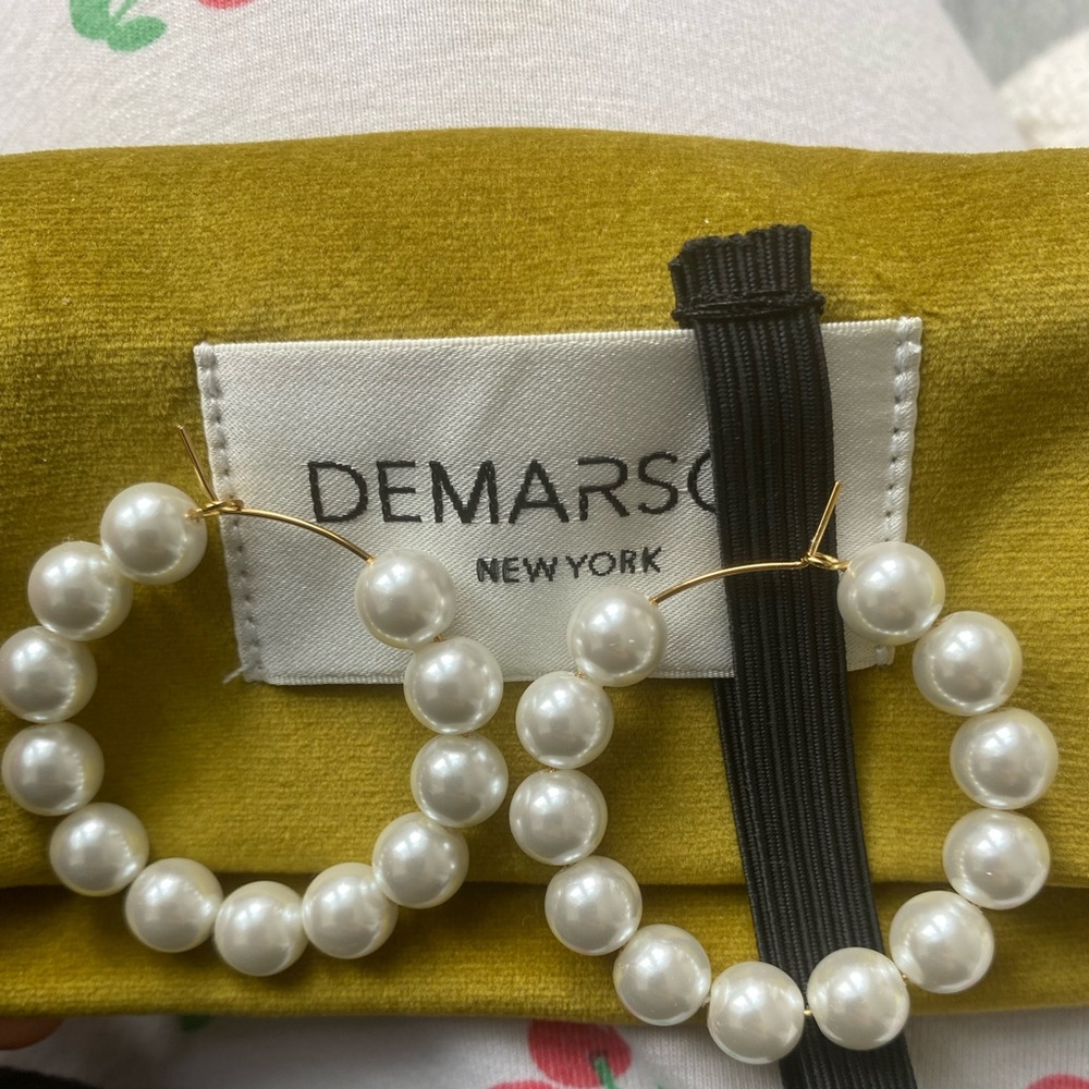 Demarson Pearl Hoops